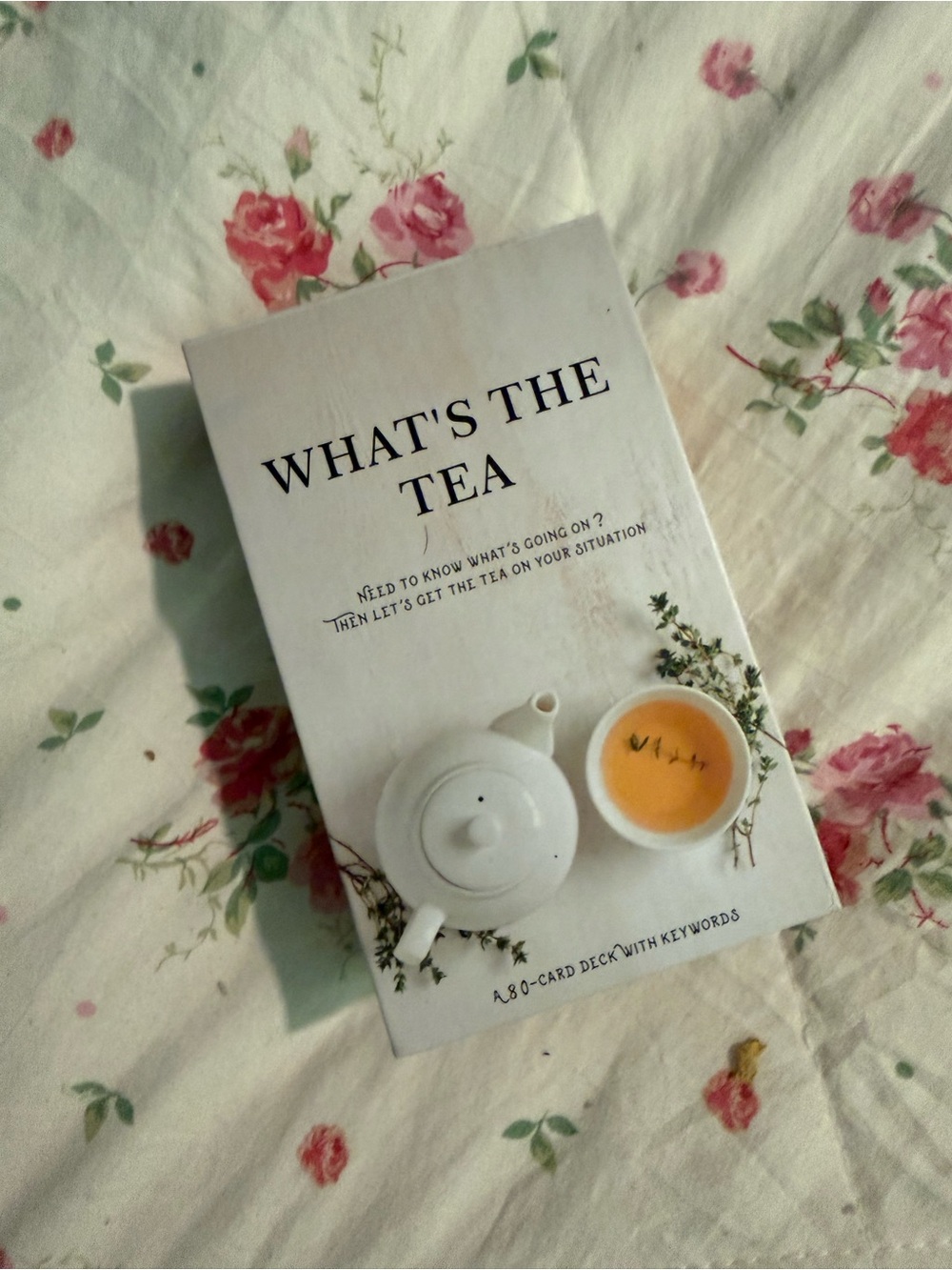 What’s The Tea Sishui 80-Card Oracle Deck | Relationship & Intuitive Cards